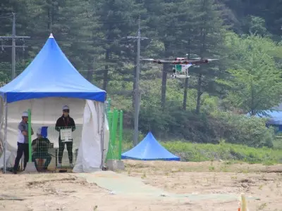비행 실기 교육중